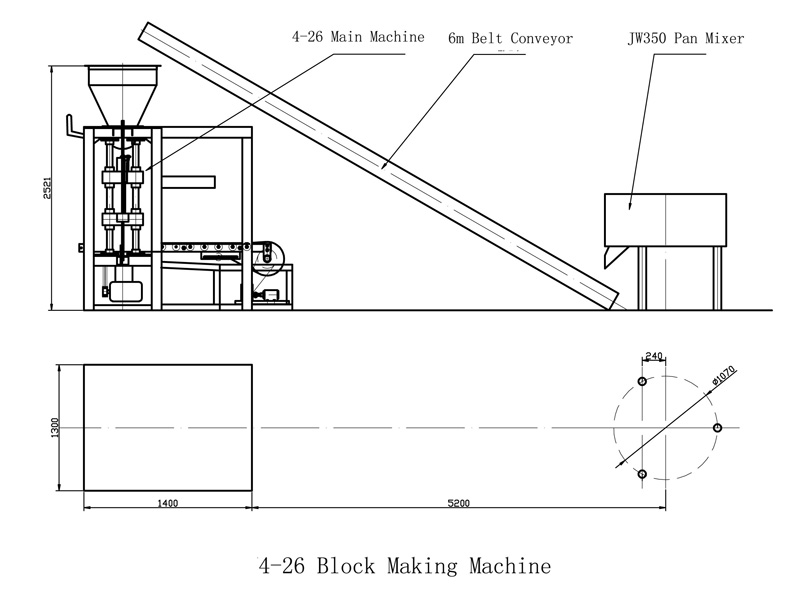 Installation of QTJ4-26 Block Making Machine